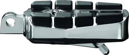 Kuryakyn Zombie Pegs with Male Mount in chrome, stylish and durable motorcycle foot pegs for enhanced rider comfort and style.