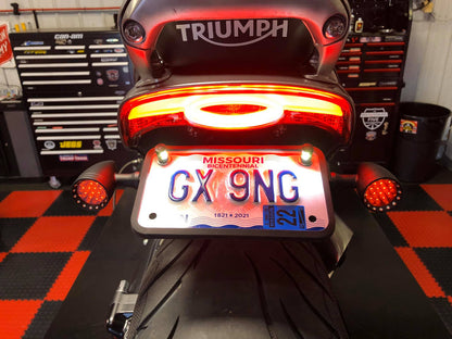 Lamonster Garage Rocket 3 license plate bracket (2020 to current)(Pre-Order) - Howling Moto