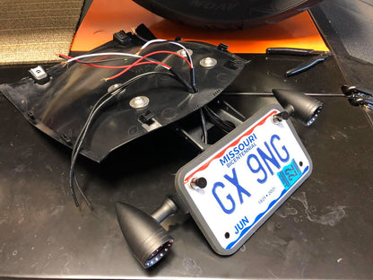 Lamonster Garage Rocket 3 license plate bracket (2020 to current)(Pre-Order) - Howling Moto