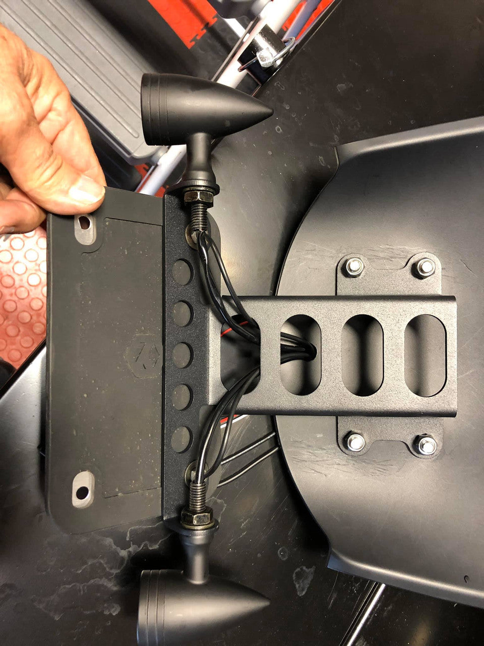 Lamonster Garage Rocket 3 license plate bracket (2020 to current)(Pre-Order) - Howling Moto