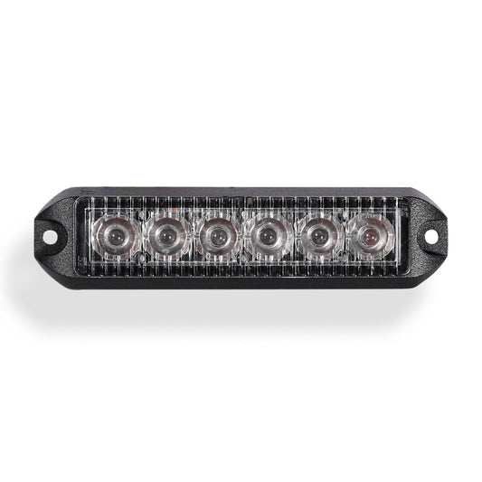 6 LED Emergency Vehicle Grill Warning Light Head - Howling Moto