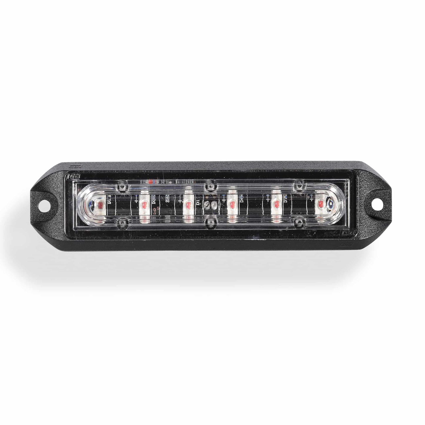 6 LED Emergency Vehicle Grill Warning Light Head - Howling Moto