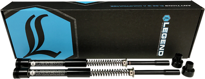 Legend Suspension AXEO23 front end suspension for FLH models with 23-inch wheels, designed for 2014-2016 Harley-Davidson.