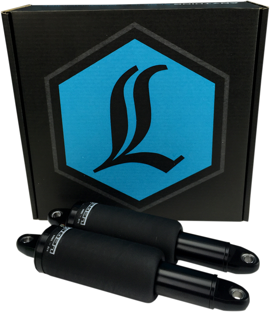 Legend Suspension Dyna Air Suspension System for Harley-Davidson Dyna models 2006-2017, front and rear shock components.