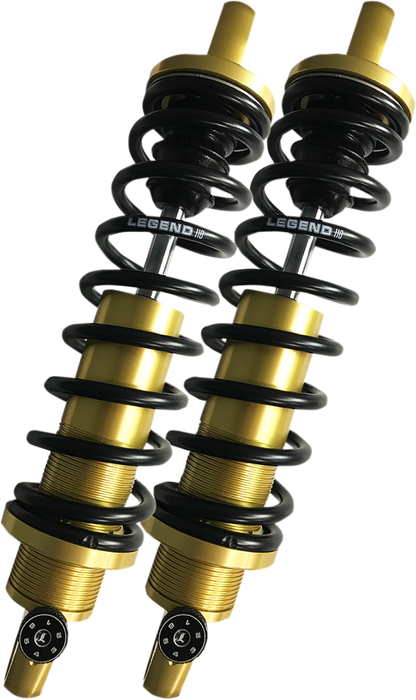 Legend Suspension REVO-A adjustable XL coil suspension in gold, 12 inches, durable shock absorber for off-road vehicles.
