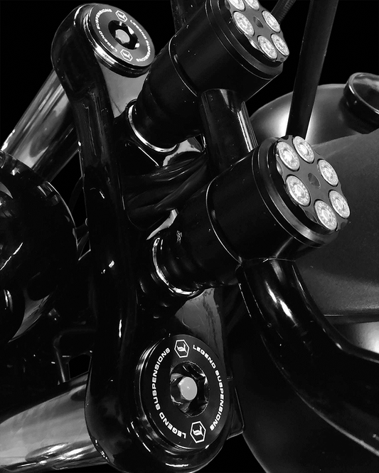 LEGEND SUSPENSION, LEGEND SUSPENSION Standard AXEO Front Suspension System for Harley-Davidson FXD/FXDL/FXDB/FXDC 49mm Part 0414-0512