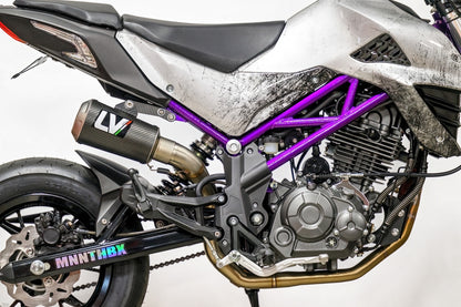 BENELLI TNT 135 FULL EXHAUST SYSTEM- LEO VINCE CARBON FIBER - Howling Moto