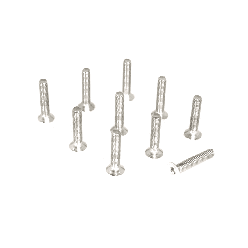 ZSPEC M3-0.5x14mm Fasteners, FHSC, Stainless SUS304, 10-Pack - Howling Moto