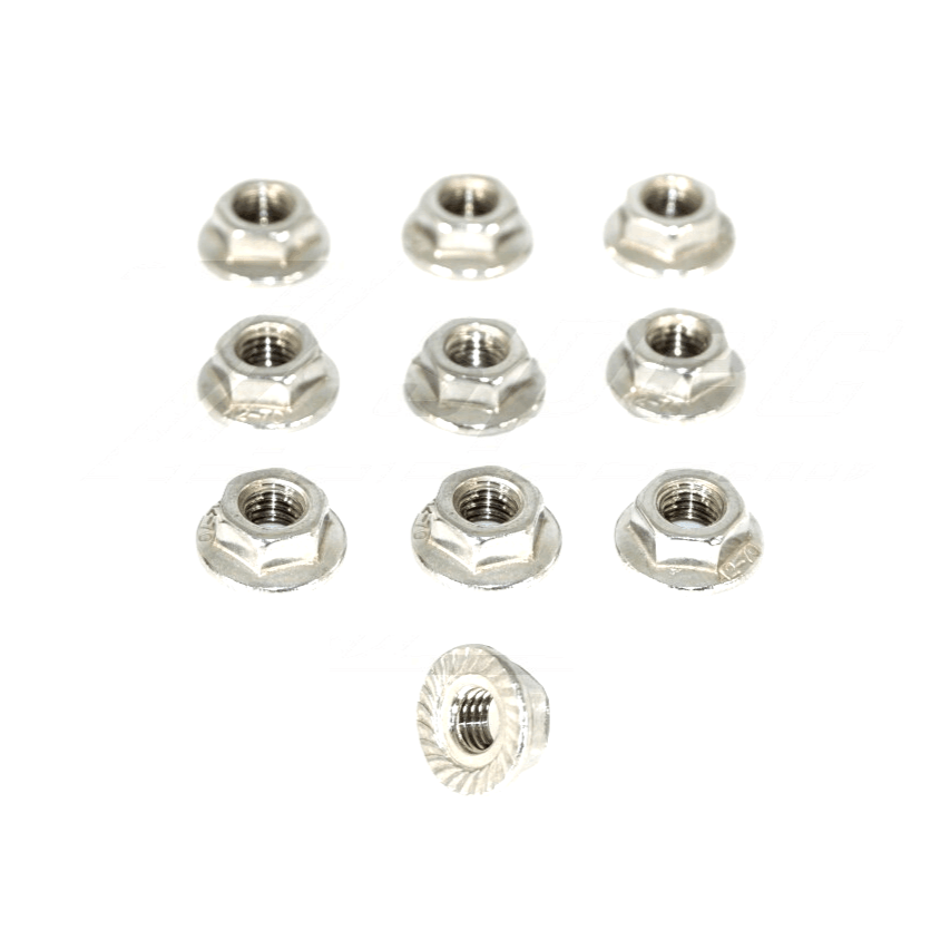 ZSPEC M5 Metric Flare Nuts, SUS304 Stainless Steel, 10-Pack - Howling Moto