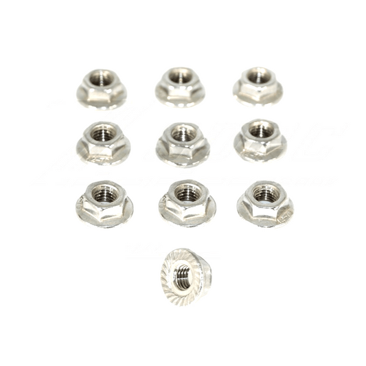 ZSPEC M5 Metric Flare Nuts, SUS304 Stainless Steel, 10-Pack - Howling Moto