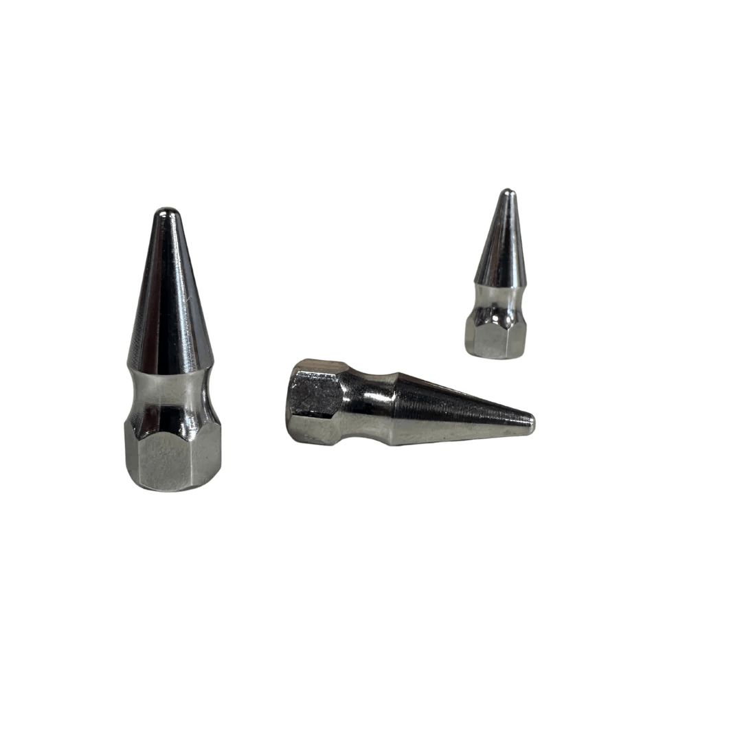 M6 X 1.00 chrome spike nut - Howling Moto