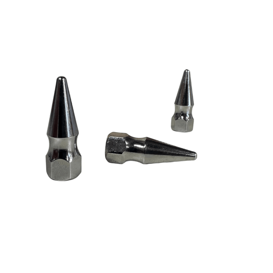 M6 X 1.00 chrome spike nut - Howling Moto