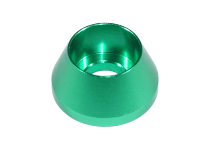 ZSPEC M6 Angled Cup Finish Washers for SHSC Socket-Cap Fasteners, Billet, 10-Pack - Howling Moto