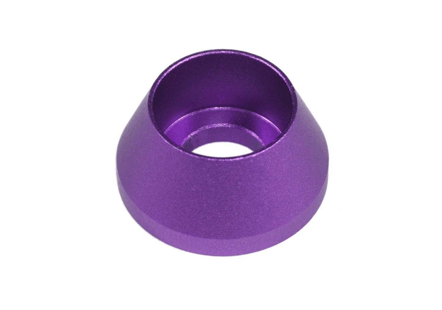 ZSPEC M6 Angled Cup Finish Washers for SHSC Socket-Cap Fasteners, Billet, 10-Pack - Howling Moto