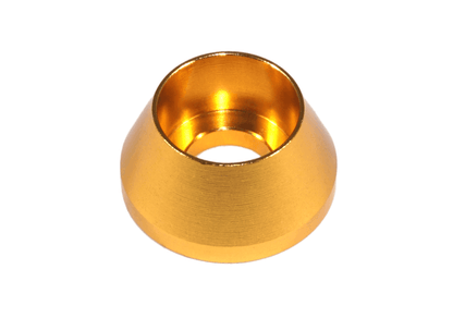 ZSPEC M6 Angled Cup Finish Washers for SHSC Socket-Cap Fasteners, Billet, 10-Pack - Howling Moto
