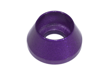 ZSPEC M6 Angled Cup Finish Washers for SHSC Socket-Cap Fasteners, Billet, 10-Pack - Howling Moto