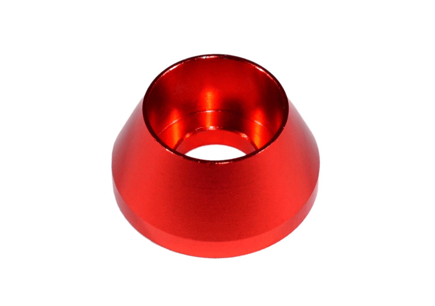 ZSPEC M6 Angled Cup Finish Washers for SHSC Socket-Cap Fasteners, Billet, 10-Pack - Howling Moto