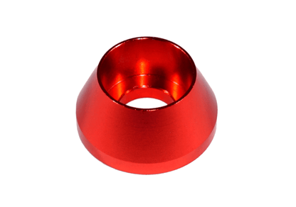 ZSPEC M6 Angled Cup Finish Washers for SHSC Socket-Cap Fasteners, Billet, 10-Pack - Howling Moto