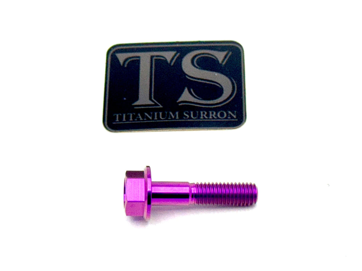 Titanium Surron Altis Sigma drivetrain cover titanium bolt kit with M8x30mm or M8x35mm hex flange titanium bolts in Grade 5 Ti