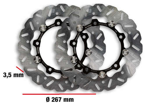 Malossi Front rotor kit for TMAX - Howling Moto