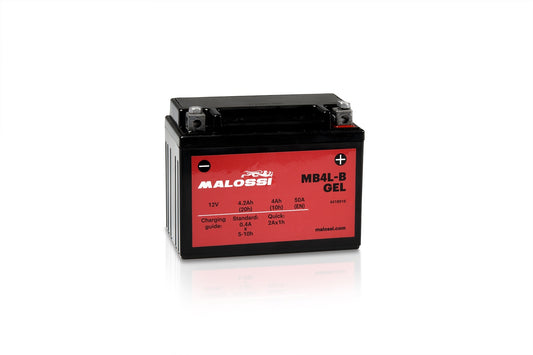 Malossi MTX4L-BS Battery - Howling Moto