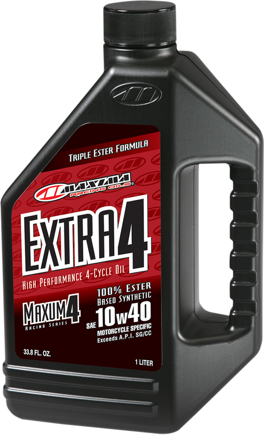 MAXIMA RACING OIL, MAXIMA RACING OIL Extra Synthetic 4T Oil - 10W40 - 1L (Part #16901)