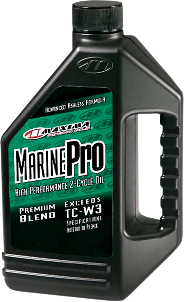 MAXIMA RACING OIL Marine Pro 2-Stroke Engine Oil gallon for outboards and personal watercraft, featuring the MAXIMA brand label.