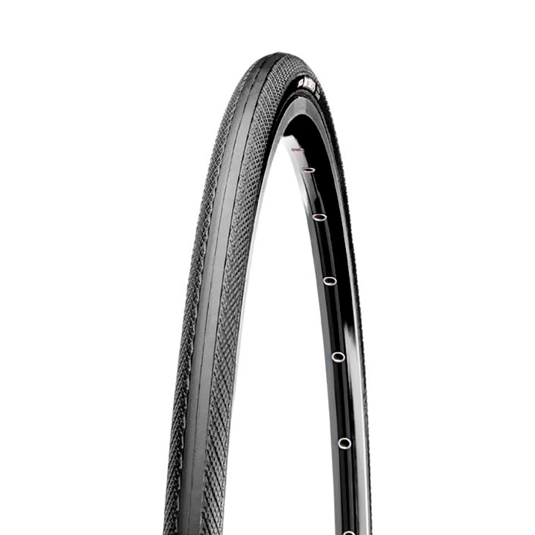 Hycline Maxxis Dolomites 700x25C road bike tire with tread pattern, designed for endurance and performance on paved roads.