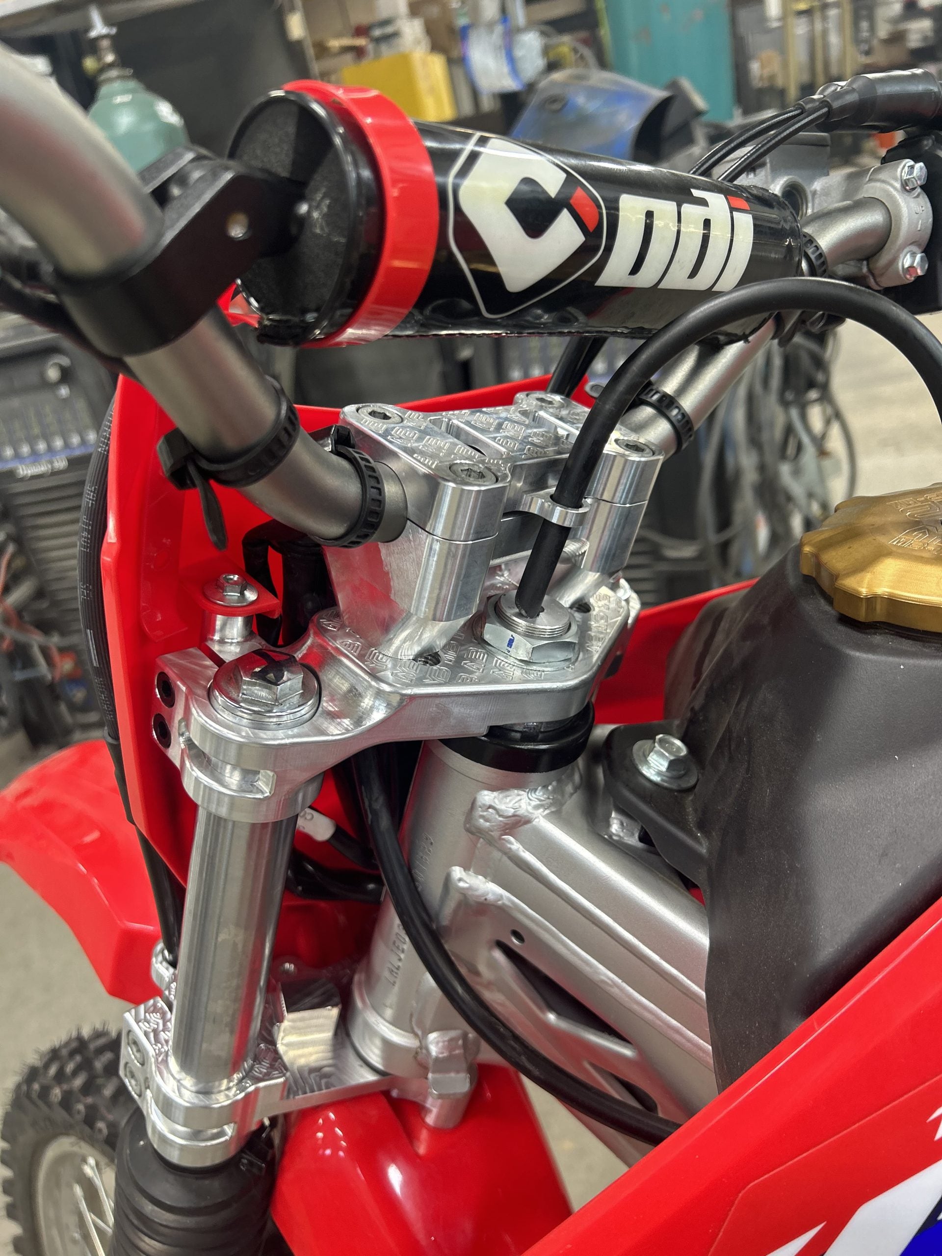 MB-MX 2019+ CRF110/CRF125F Full Triple Clamp Set - Howling Moto