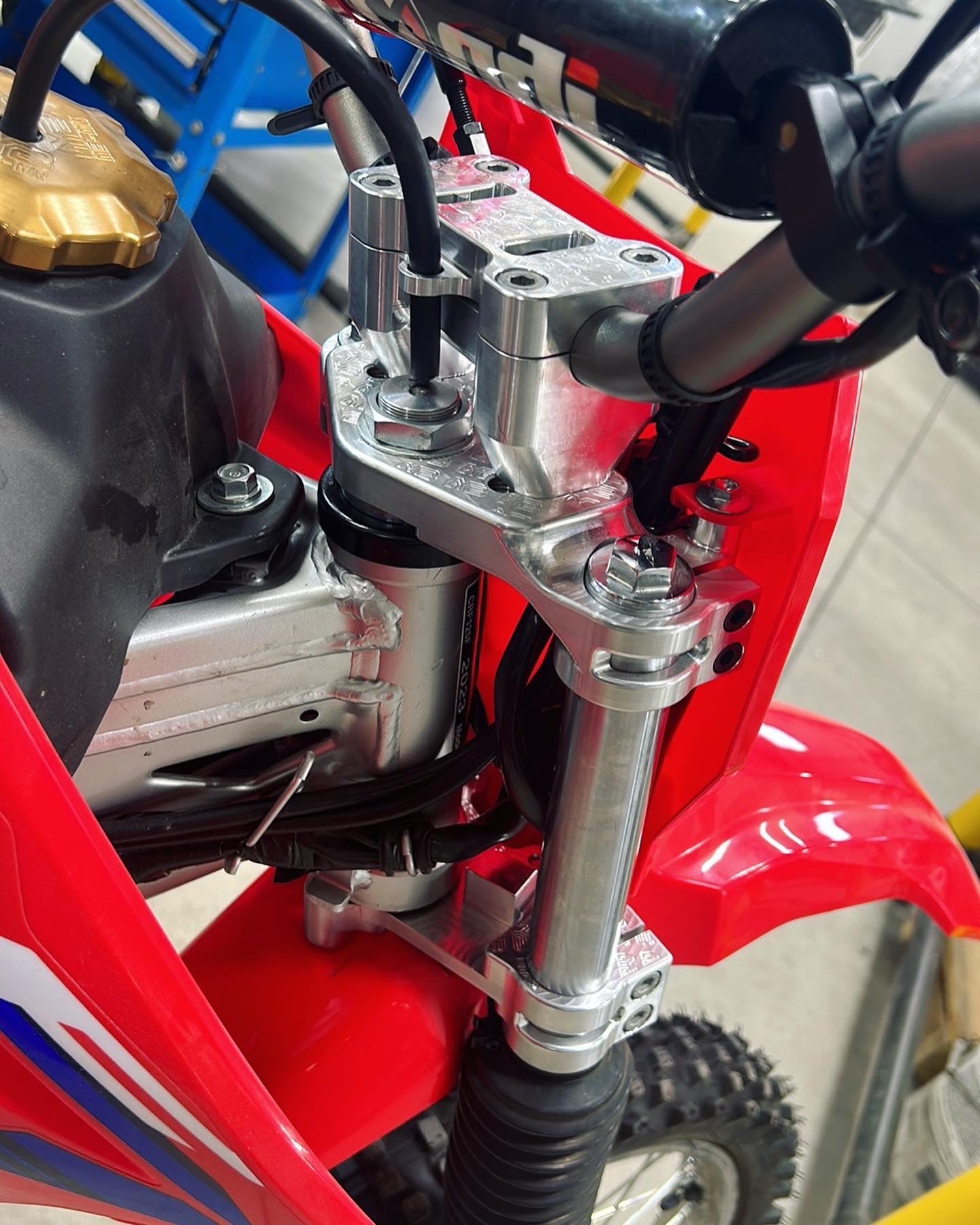 MB-MX 2019+ CRF110/CRF125F Full Triple Clamp Set - Howling Moto