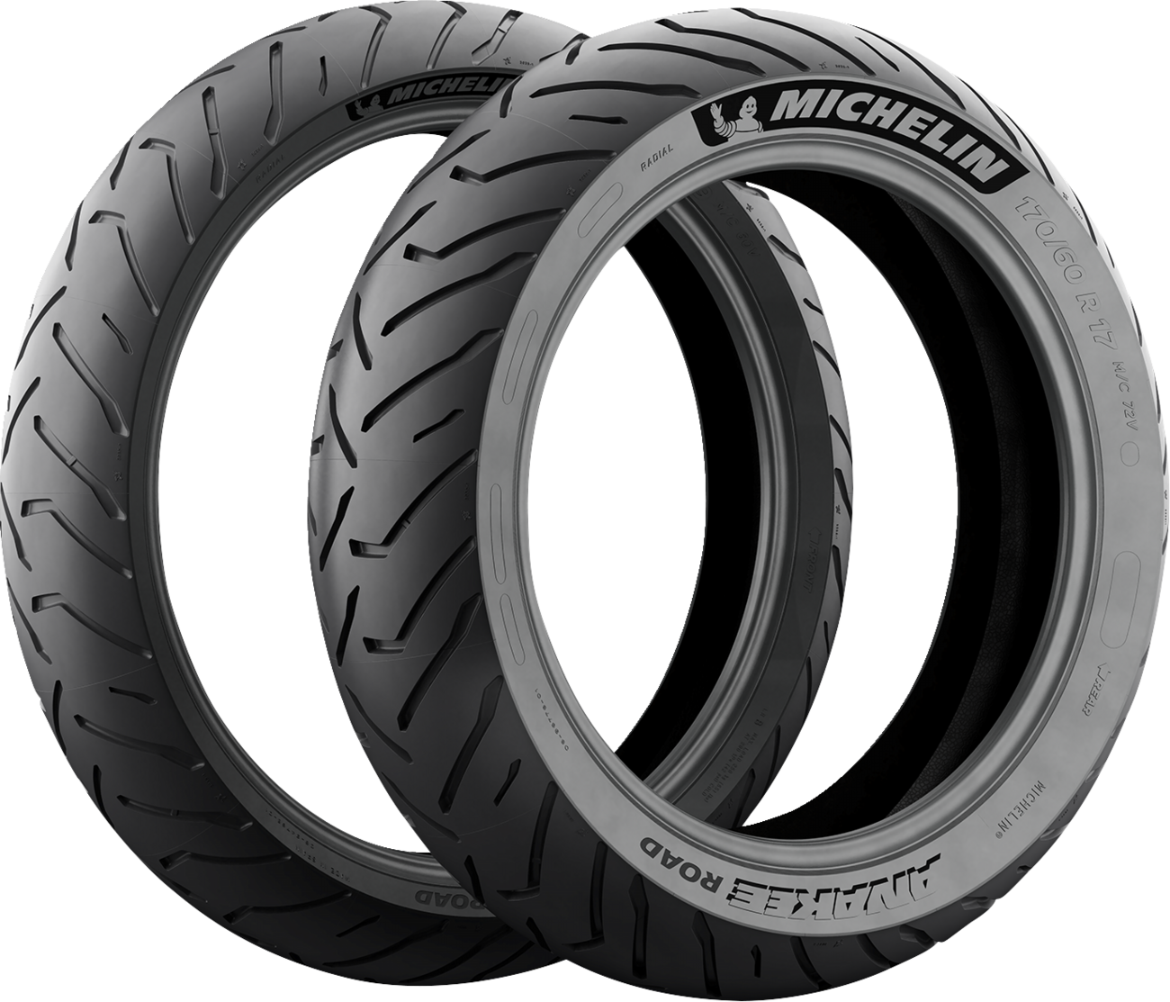 Michelin Anakee Road rear motorcycle tire 170/60R17 for adventure touring bikes, featuring durable tread and high performance design.