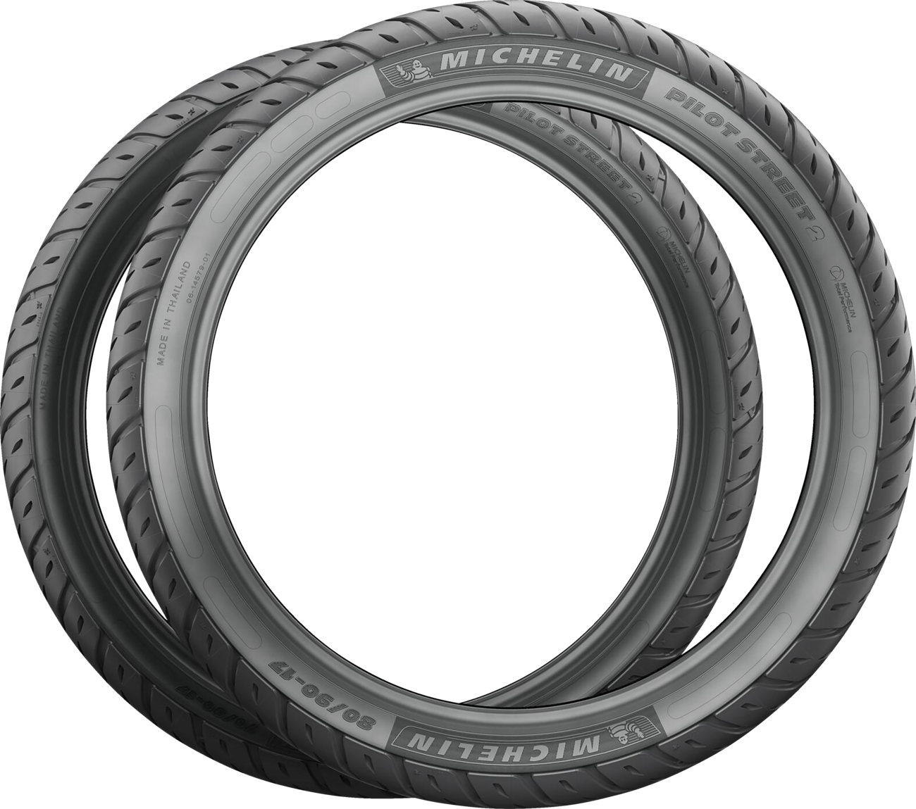 MICHELIN Pilot Street 2 Tire 100/80-17 52S for Scooters and Small Displacement Motorcycles