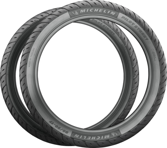 MICHELIN Pilot Street 2 Tire 100/80-17 52S for Scooters and Small Displacement Motorcycles