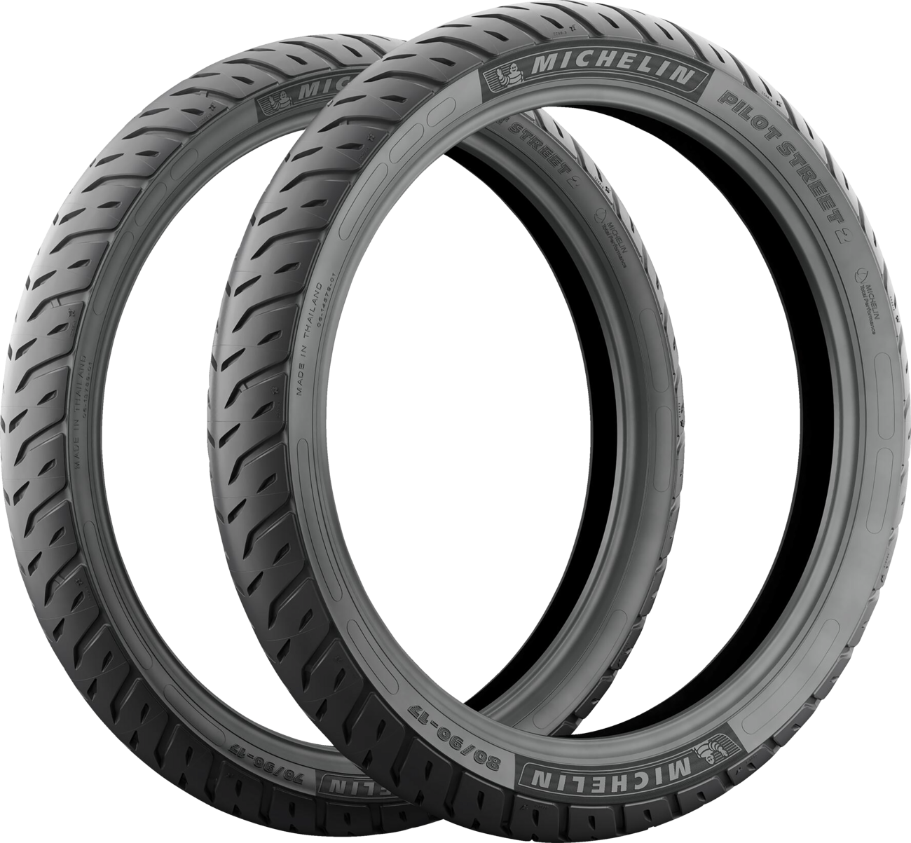 MICHELIN Pilot Street 2 Tire 100/80-17 52S for Scooters and Small Displacement Motorcycles