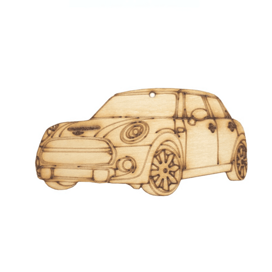 ZSPEC Laser-Engraved Birch Ornament, Style: Mini, ~5-inch Wide - Howling Moto