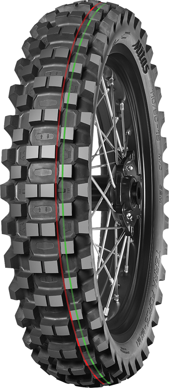 MITAS Terra Force-MX MH Rear Tire - 90/100-16 - 51M for Motocross on Medium to Hard Terrain