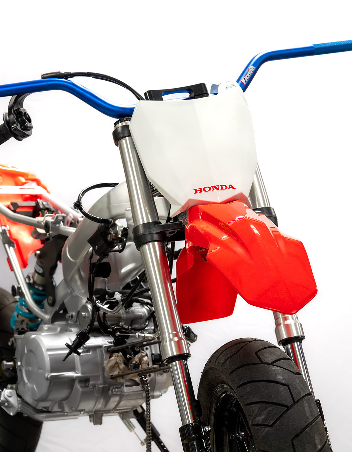 MNNTHBX CRF 110 Fender & Number Plate Mounts for Grom Fork Conversion - Howling Moto