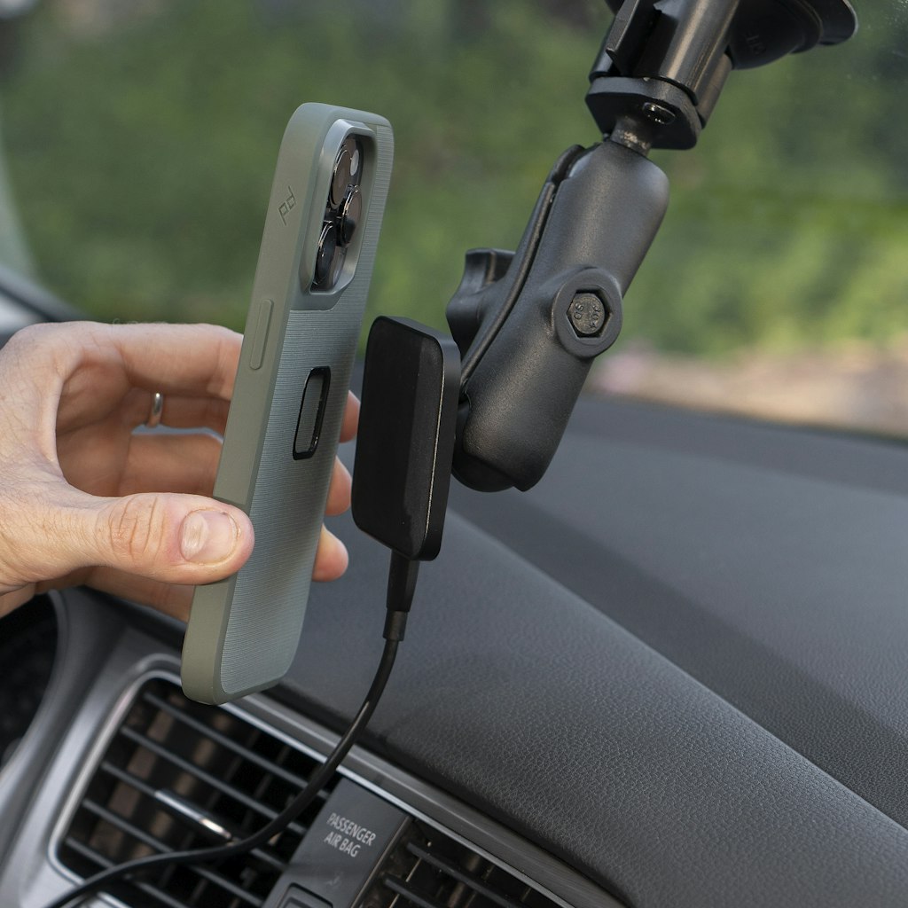 Ball Mount | Charging Non-Locking Qi2 | 1in - Howling Moto