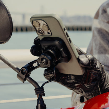 Motorcycle Mirror Mount | Charging Locking - Howling Moto