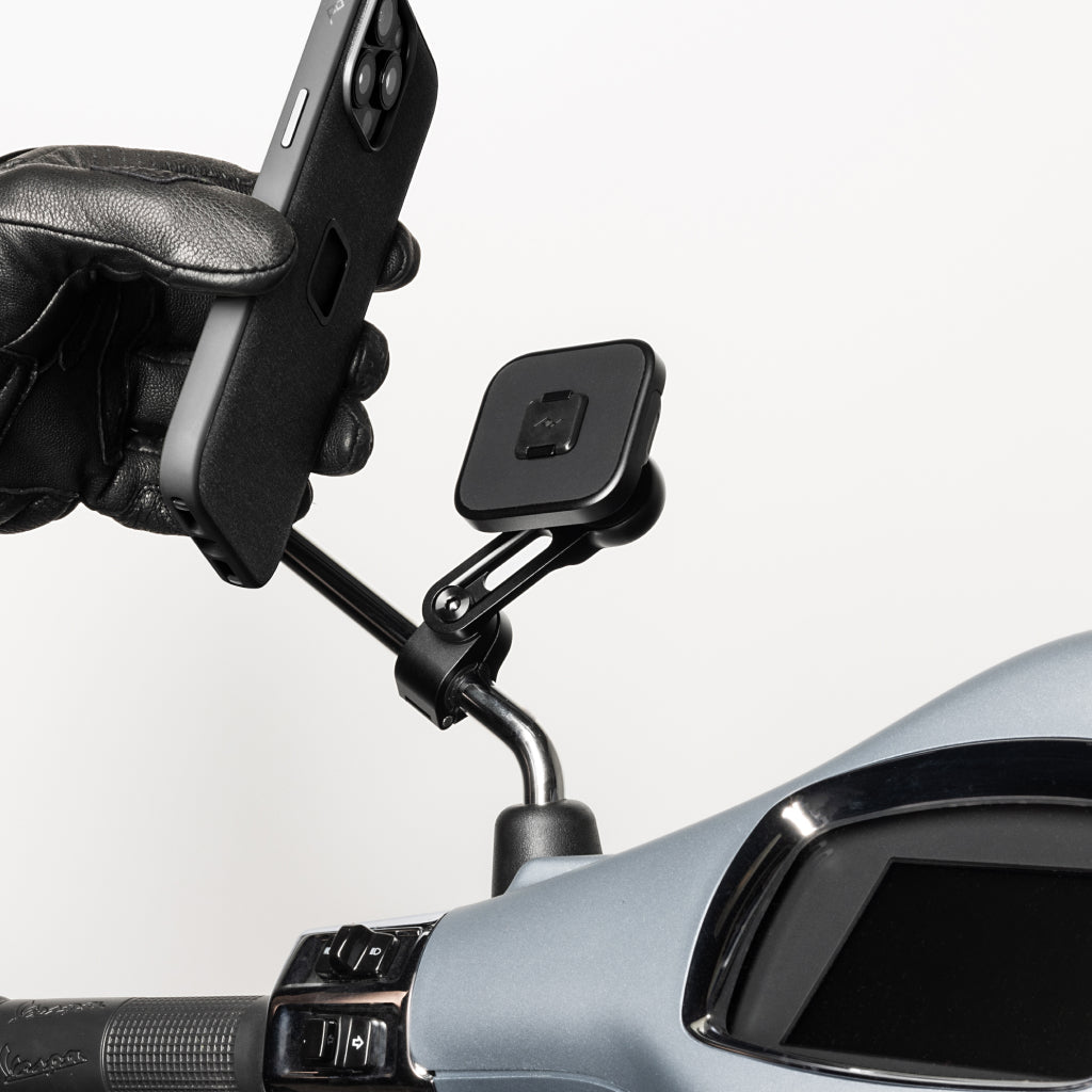 Motorcycle Mirror Mount | Non-Charging Locking - Howling Moto
