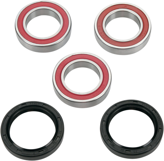 Moose Offroad rear wheel bearing kit for Honda and Suzuki motorcycles, part no. 25-1250, shown with bearings and hardware.
