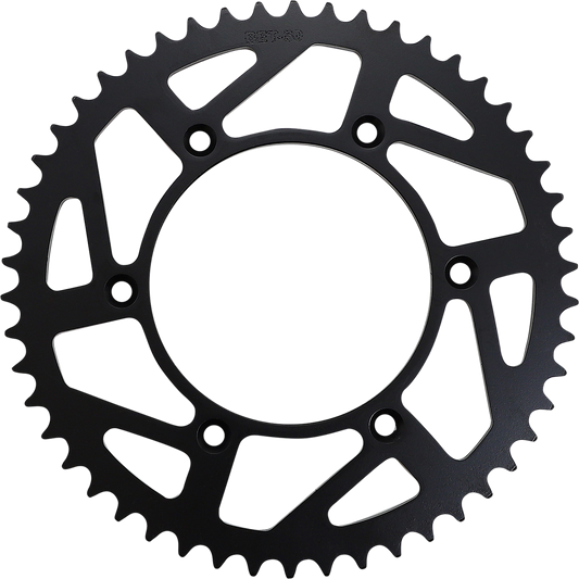 Moose Offroad Beta 1210-BET-50-STL 50-tooth rear sprocket for off-road vehicles, black metal with gear teeth visible.