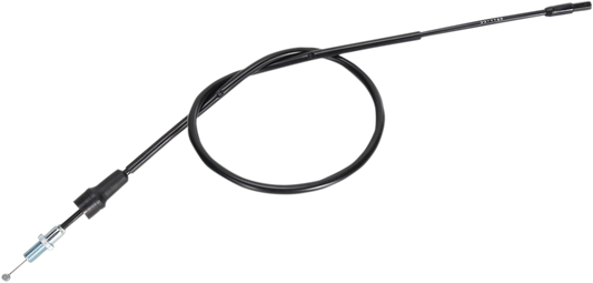 Moose Offroad black vinyl throttle cable for Yamaha, 36-1/4 inch length, designed for offroad vehicles and durable performance.