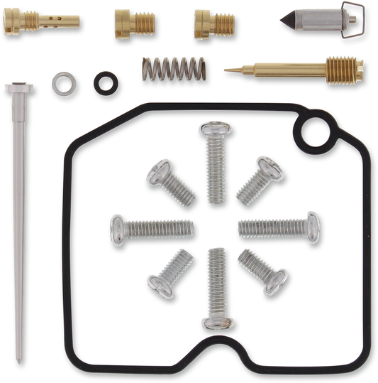 Moose Offroad Arctic Cat carburetor repair kit, model 26-1051, with various replacement parts for engine maintenance.