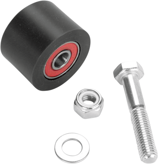 Moose Offroad Chain Roller 79-5008 in black with sealed bearings, measures 34mm x 24mm, designed for offroad vehicle chains.