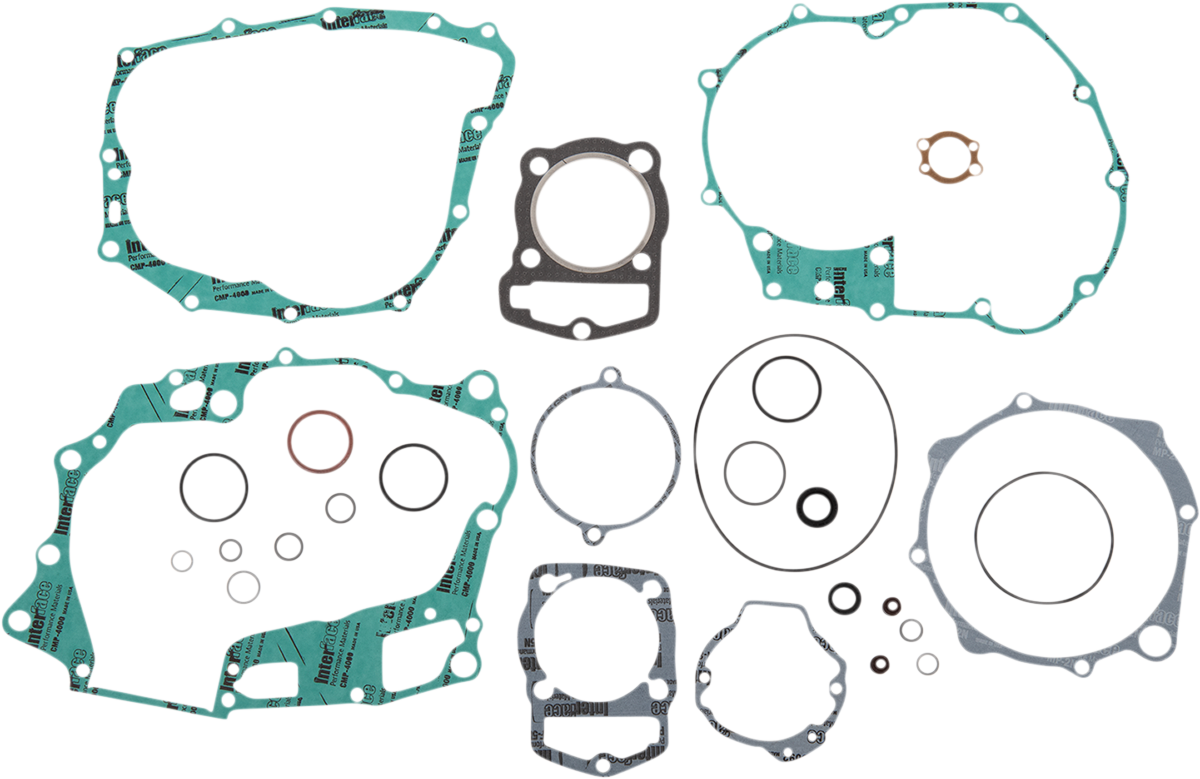 Moose Offroad Honda engine and transmission gasket kit, complete rebuild set with gaskets and seals for Honda models.