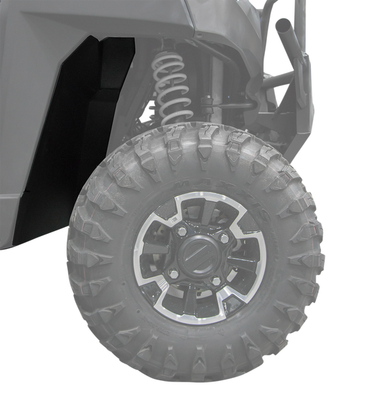 Moose Offroad Footwell Protector 0521-1817 for vehicle protection, showing durable rubber mat designed for offroad vehicles.