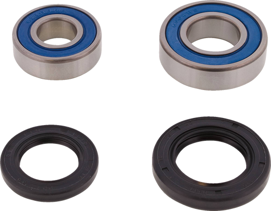 MOOSE OFFROAD front wheel bearing kit for Kayo Jackal and Bull 200 motorcycles, includes parts for wheel maintenance.