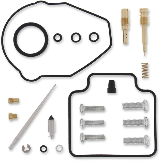 Moose Offroad Honda 26-1293 carburetor repair kit with NBR rubber components, includes gaskets and seals for Honda engines.
