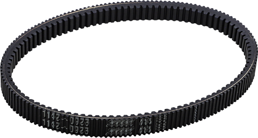 Moose Offroad Polaris drive belt 47-7142 with heavy-duty aramid cord for durable performance, shown on a white background.